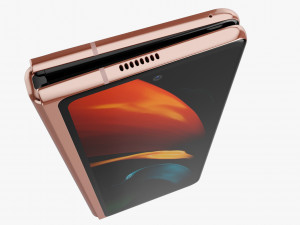 samsung galaxy z fold 2 all colors Model 3D
