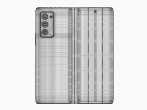 samsung galaxy z fold 2 all colors Model 3D