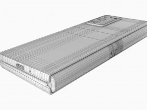 samsung galaxy z fold 2 all colors 3D Model