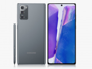 samsung galaxy note 20 all colors 3D Model