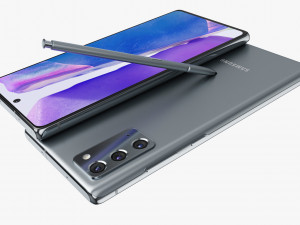 samsung galaxy note 20 all colors 3D Model