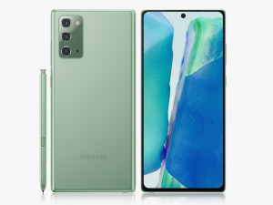 samsung galaxy note 20 all colors 3D Model