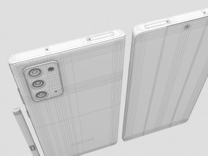 samsung galaxy note 20 all colors 3D Model