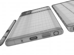 samsung galaxy note 20 all colors 3D Model