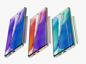 samsung galaxy note 20 20 ultra all colors Modelo 3D