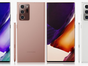 samsung galaxy note 20 20 ultra all colors Modelo 3D