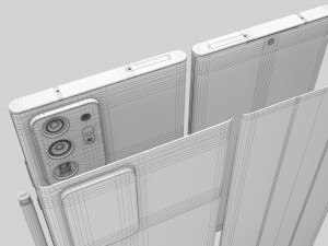 samsung galaxy note 20 20 ultra all colors Modelo 3D