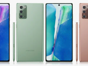 samsung galaxy note 20 20 ultra z fold 2 all colors 3D Model
