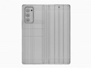 samsung galaxy note 20 20 ultra z fold 2 all colors 3D Model