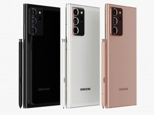 samsung galaxy note 20 20 ultra z fold 2 all colors 3D Model