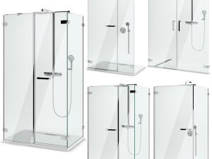 cabin showers radaway arta set 100 3D-Modell