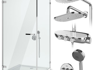 cabin showers radaway arta set 100 3D-Modell
