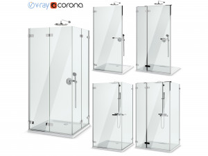 cabin showers radaway arta set 101 Modelo 3D