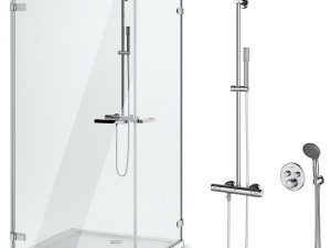 cabin showers radaway arta set 101 3D Model