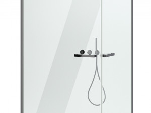 cabin showers radaway arta black set 102 3D मॉडल
