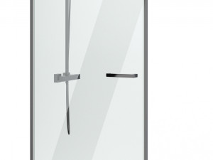 cabin showers radaway arta black set 102 3D मॉडल