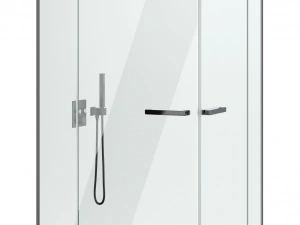 cabin showers radaway arta black set 103 3D Model