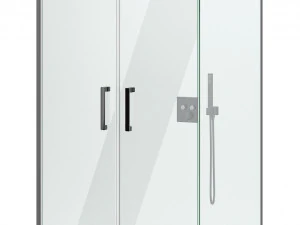 cabin showers radaway arta black set 103 3D Model