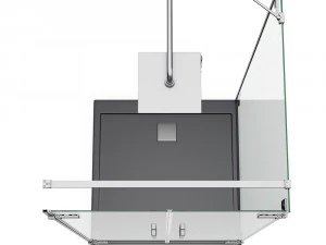 cabin showers radaway arta black set 103 3D Model