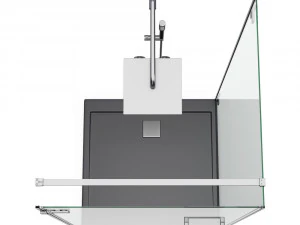 cabin showers radaway arta black set 103 3D Model