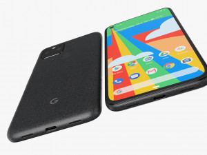 google pixel 5 Modèle 3D