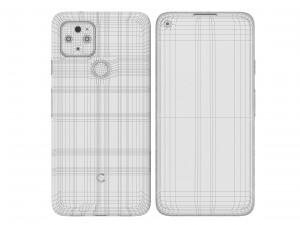 google pixel 5 Modèle 3D