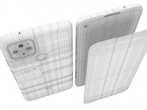 google pixel 5 Modèle 3D