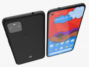 google pixel 5 and 4a 5g all colors Modelo 3D