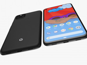 google pixel 5 and 4a 5g all colors Modelo 3D