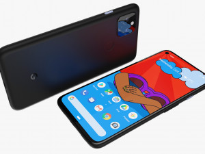 google pixel 5 and 4a 5g all colors Modelo 3D