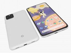 google pixel 5 and 4a 5g all colors Modelo 3D