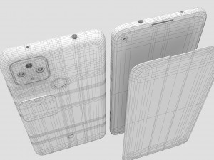 google pixel 5 and 4a 5g all colors Modelo 3D