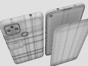 google pixel 5 and 4a 5g all colors Modelo 3D