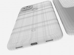 google pixel 5 and 4a 5g all colors Modelo 3D