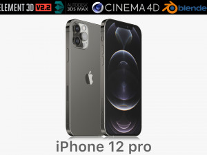 apple iphone 12 pro 3D-Modell