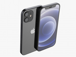 apple iphone 12 mini 3D 모델