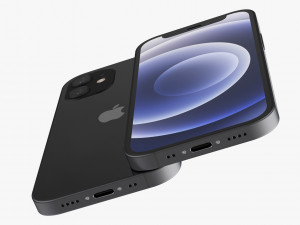 apple iphone 12 mini 3D 모델
