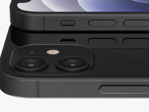 apple iphone 12 mini 3D 모델