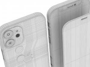 apple iphone 12 mini 3D 모델