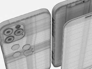 apple iphone 12 mini 12 12 pro 12 pro max 3D Model