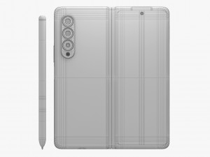 samsung galaxy z fold 3 3D Model