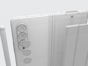 samsung galaxy z fold 3 3D Model