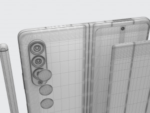 samsung galaxy z fold 3 3D Model