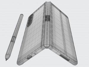 samsung galaxy z fold 3 3D Model