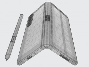 samsung galaxy z fold 3 3D Model