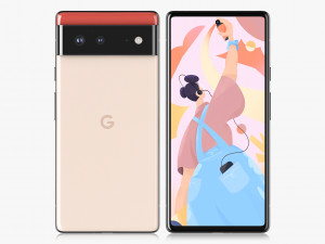 google pixel 6 all colors 3D Model