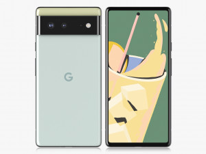 google pixel 6 all colors 3D Model