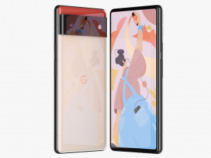 google pixel 6 all colors 3D Model