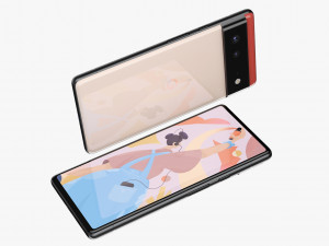 google pixel 6 all colors 3D Model