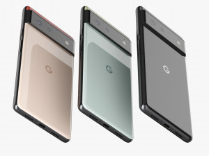 google pixel 6 all colors 3D Model